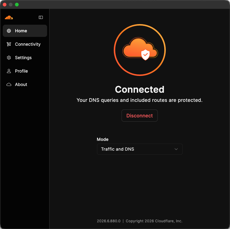 Cloudflare One connected