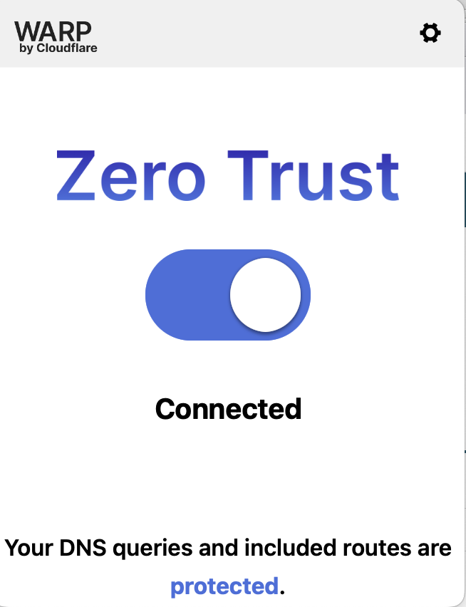 Zero Trust connected